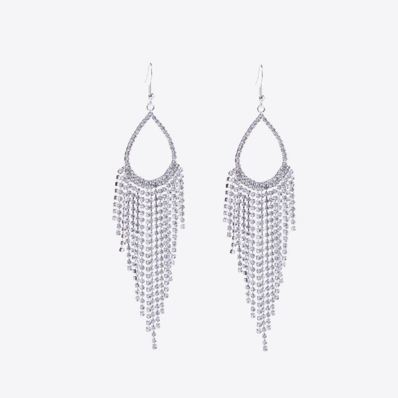 "Alloy jewelry piece measuring 3.3 by 1.3 inches. Imported. Care instructions advise against wearing during exercise to prevent deterioration and corrosion caused by sweat reacting with the metal, producing silver chloride and copper sulfide."