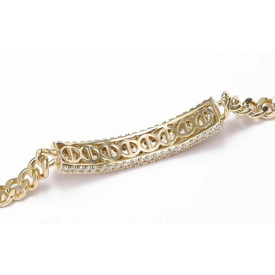 14K Gold Dubai Bracelet.