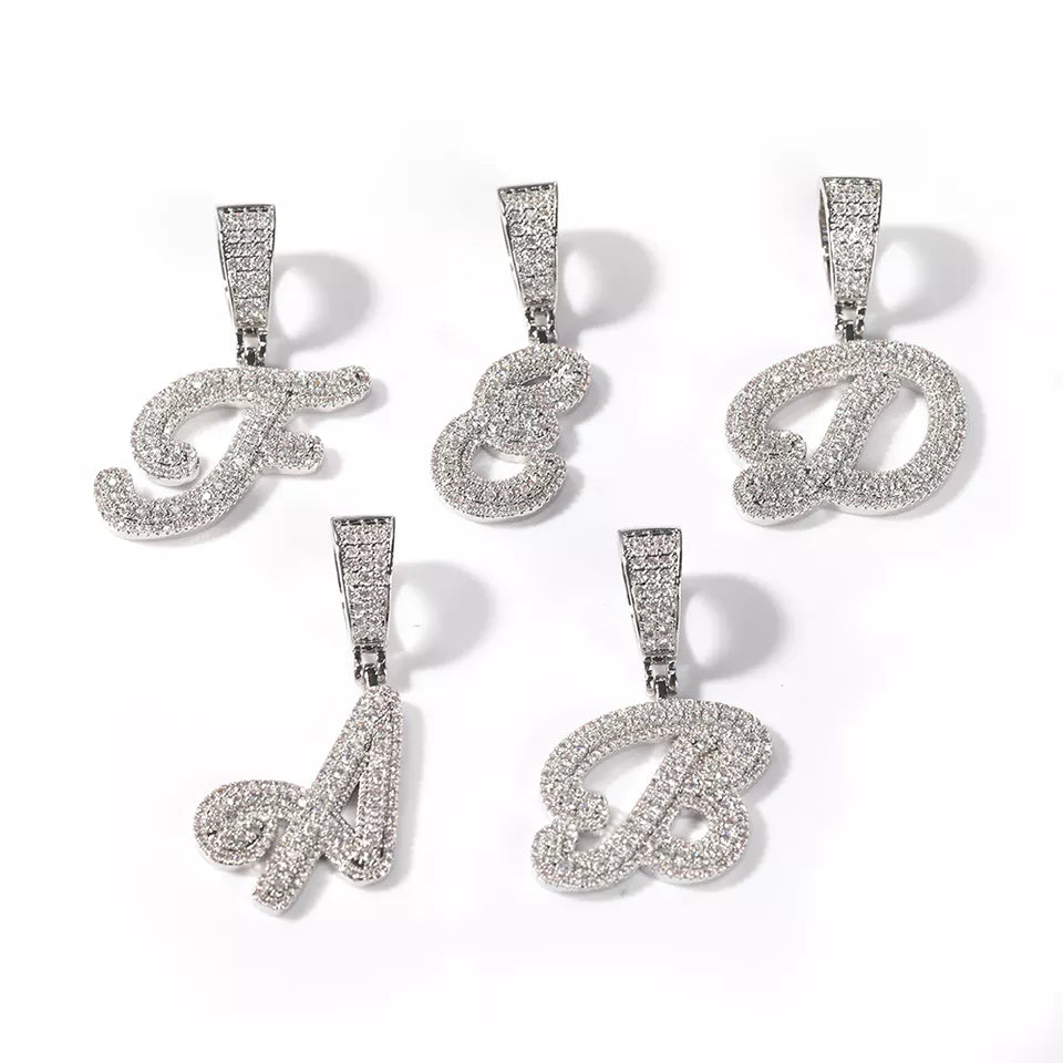 Initial Letter Pendant - Bailey B’s Beauty & Accessories 