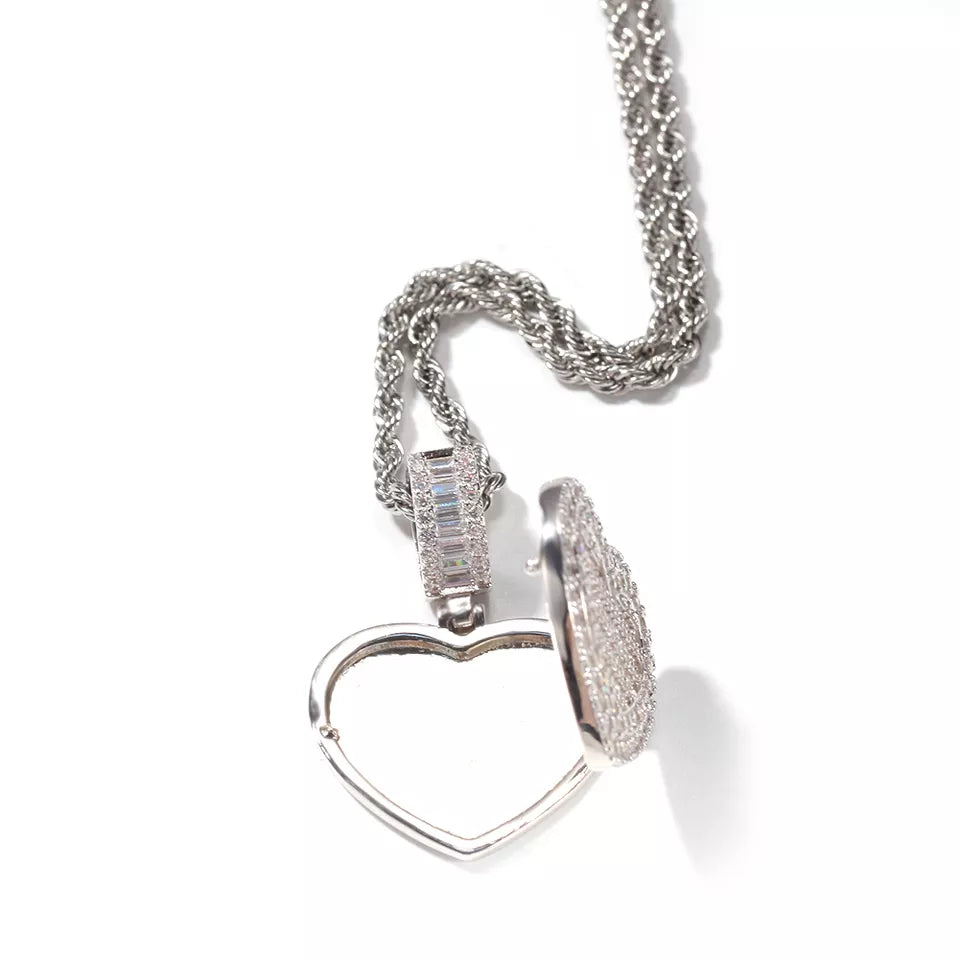 Louis Vuitton Heart Locket Necklace