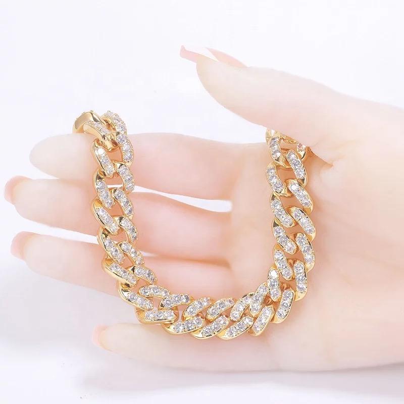 Misty Rose Cuban Link Bracelet
