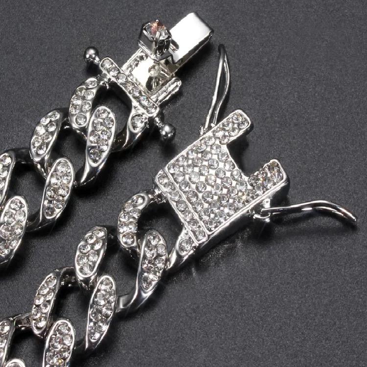 Dark Slate Gray Cuban Link Bracelet
