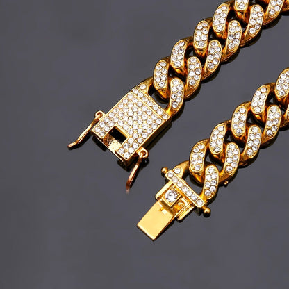 Dark Slate Gray Cuban Link Bracelet