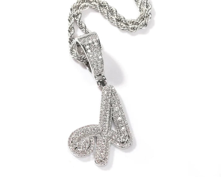 Initial Letter Pendant - Bailey B’s Beauty & Accessories 